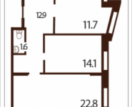 3-комнатная квартира площадью 75.8 кв.м, Саморы Машела д 2 | цена 10 715 088 руб. | www.metrprice.ru