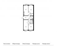 3-комнатная квартира площадью 80.1 кв.м,  | цена 6 616 260 руб. | www.metrprice.ru