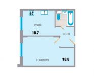 1-комнатная квартира площадью 36.5 кв.м, Северная ул., 10 | цена 2 555 000 руб. | www.metrprice.ru