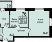2-комнатная квартира площадью 54.5 кв.м, Осташковское ш. | цена 3 164 000 руб. | www.metrprice.ru