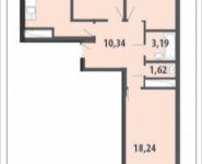 3-комнатная квартира площадью 74.17 кв.м, Цимлянская, корп.1 | цена 8 307 040 руб. | www.metrprice.ru