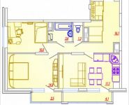 2-комнатная квартира площадью 66.3 кв.м, Ярославское ш., 111 | цена 5 635 500 руб. | www.metrprice.ru