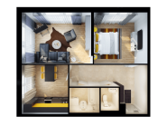 2-комнатная квартира площадью 57.3 кв.м,  | цена 7 471 920 руб. | www.metrprice.ru