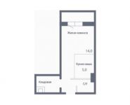 1-комнатная квартира площадью 31.4 кв.м,  | цена 2 406 000 руб. | www.metrprice.ru