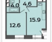 1-комнатная квартира площадью 37.6 кв.м, Рязанский проспект, 2, корп.М2 | цена 6 529 804 руб. | www.metrprice.ru