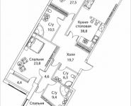 3-комнатная квартира площадью 166 кв.м, Погодинская улица, 2/3 стр 1,2,3,4, корп.1 | цена 114 360 500 руб. | www.metrprice.ru