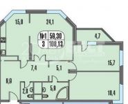 3-комнатная квартира площадью 106 кв.м, Беломорская ул., 18Ак1 | цена 17 840 000 руб. | www.metrprice.ru