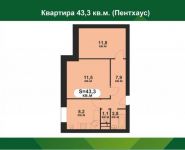 2-комнатная квартира площадью 43 кв.м, Мечта бул., 10 | цена 3 010 000 руб. | www.metrprice.ru