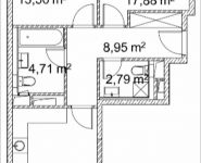 2-комнатная квартира площадью 68.5 кв.м, Лазоревый пр., 3 | цена 16 289 848 руб. | www.metrprice.ru
