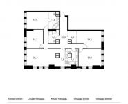 5-комнатная квартира площадью 185.6 кв.м, Рублёвское ш, 101 | цена 47 346 560 руб. | www.metrprice.ru