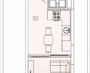 1-комнатная квартира площадью 28.5 кв.м, Ярославское ш., 111 | цена 2 479 500 руб. | www.metrprice.ru