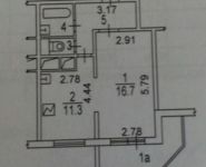 1-комнатная квартира площадью 41.4 кв.м, Ватутина ул., 7к2 | цена 8 500 000 руб. | www.metrprice.ru