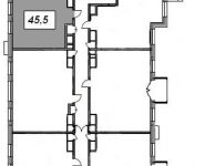 1-комнатная квартира площадью 47 кв.м, Рязанский переулок , д. 13 | цена 15 204 750 руб. | www.metrprice.ru