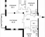 3-комнатная квартира площадью 138 кв.м, Самотечный 1-й пер. | цена 61 943 420 руб. | www.metrprice.ru