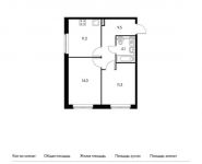 2-комнатная квартира площадью 50.2 кв.м,  | цена 6 721 780 руб. | www.metrprice.ru