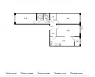 3-комнатная квартира площадью 86.9 кв.м, | цена 9 133 190 руб. | www.metrprice.ru