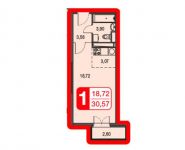 2-комнатная квартира площадью 69 кв.м, Белорусская ул., 10 | цена 4 061 754 руб. | www.metrprice.ru