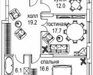2-комнатная квартира площадью 77 кв.м, Авиационная, 77к2, корп.2 | цена 31 332 464 руб. | www.metrprice.ru