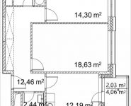 2-комнатная квартира площадью 66.9 кв.м, Лазоревый пр., 3 | цена 15 082 838 руб. | www.metrprice.ru