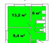 2-комнатная квартира площадью 37.8 кв.м, Ереванская ул., 26к1 | цена 6 200 000 руб. | www.metrprice.ru