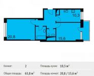 2-комнатная квартира площадью 0 кв.м, 1 Ударной Армии ул. | цена 4 342 800 руб. | www.metrprice.ru