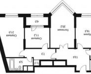 3-комнатная квартира площадью 99.9 кв.м, Ляпидевского ул., 1 | цена 13 000 000 руб. | www.metrprice.ru