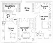 2-комнатная квартира площадью 104 кв.м, Пироговская Малая ул., 8 | цена 58 899 350 руб. | www.metrprice.ru