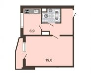 1-комнатная квартира площадью 36.6 кв.м, Липчанского ул, д. 1 | цена 4 573 000 руб. | www.metrprice.ru