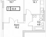 1-комнатная квартира площадью 51 кв.м, Погонный проезд, 3Ак6 | цена 10 523 513 руб. | www.metrprice.ru