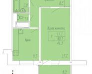 1-комнатная квартира площадью 41.4 кв.м, 6-я Радиальная улица, 7 | цена 3 900 000 руб. | www.metrprice.ru