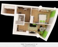 2-комнатная квартира площадью 47.9 кв.м, Ленинского Комсомола, 64 | цена 3 592 500 руб. | www.metrprice.ru