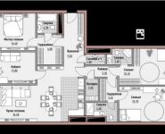 1-комнатная квартира площадью 19.8 кв.м в ЖК "РЕНОМЭ", Ильменский проезд, 17к3 | цена 5 379 660 руб. | www.metrprice.ru