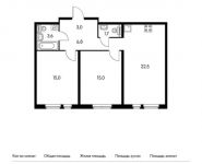 2-комнатная квартира площадью 67 кв.м, | цена 8 308 000 руб. | www.metrprice.ru