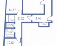 3-комнатная квартира площадью 104.8 кв.м в ЖК "Центральный" (Лыткарино), Кудрявцева, 12 | цена 10 899 200 руб. | www.metrprice.ru