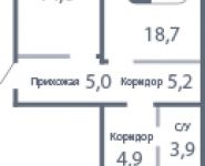 2-комнатная квартира площадью 71.3 кв.м,  | цена 4 035 000 руб. | www.metrprice.ru