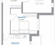 2-комнатная квартира площадью 63.02 кв.м, Новорязанское шоссе, 15, корп.15 | цена 4 371 382 руб. | www.metrprice.ru