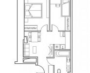 3-комнатная квартира площадью 43.9 кв.м в Лофт-проект "Kleinhouse", Красносельская Нижняя ул., 35 | цена 11 324 883 руб. | www.metrprice.ru