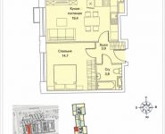 1-комнатная квартира площадью 42 кв.м, Ореховый бульвар, влд.24 к2 | цена 6 888 000 руб. | www.metrprice.ru