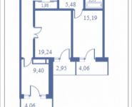 2-комнатная квартира площадью 85.5 кв.м, Кудрявцева, 14 | цена 9 479 316 руб. | www.metrprice.ru