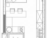 1-комнатная квартира площадью 26.77 кв.м, 1-я улица Леонова, 1 | цена 4 927 875 руб. | www.metrprice.ru