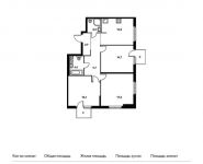 3-комнатная квартира площадью 82.9 кв.м, Красноказарменная ул, 14Ак4 | цена 18 097 070 руб. | www.metrprice.ru