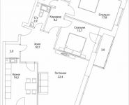 3-комнатная квартира площадью 96 кв.м, Шелепихинская набережная, влд 34, корп.2 | цена 31 584 000 руб. | www.metrprice.ru