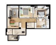 3-комнатная квартира площадью 101.6 кв.м, Академика Павлова ул, 40к1 | цена 20 401 280 руб. | www.metrprice.ru