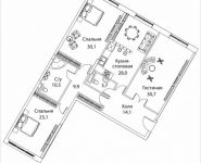 3-комнатная квартира площадью 153 кв.м, Погодинская улица, 2/3 стр 1,2,3,4, корп.1 | цена 106 306 200 руб. | www.metrprice.ru