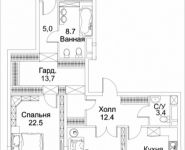 3-комнатная квартира площадью 134 кв.м, Малая Пироговская, 8 | цена 124 951 680 руб. | www.metrprice.ru