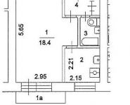 1-комнатная квартира площадью 6 кв.м, Кондратьевский Большой пер., 8 | цена 8 700 000 руб. | www.metrprice.ru