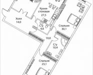 3-комнатная квартира площадью 156 кв.м, Погодинская улица, 2/3 стр 1,2,3,4, корп.1 | цена 96 907 600 руб. | www.metrprice.ru