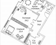 2-комнатная квартира площадью 102 кв.м, Погодинская улица, 2/3 стр 1,2,3,4, корп.1 | цена 62 505 300 руб. | www.metrprice.ru