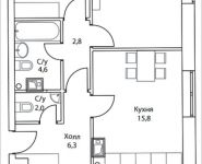 3-комнатная квартира площадью 83 кв.м, Шелепихинская набережная, влд 34, корп.2 | цена 19 920 000 руб. | www.metrprice.ru