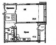 1-комнатная квартира площадью 58.3 кв.м, Белая дача мкр, 6А | цена 5 300 000 руб. | www.metrprice.ru